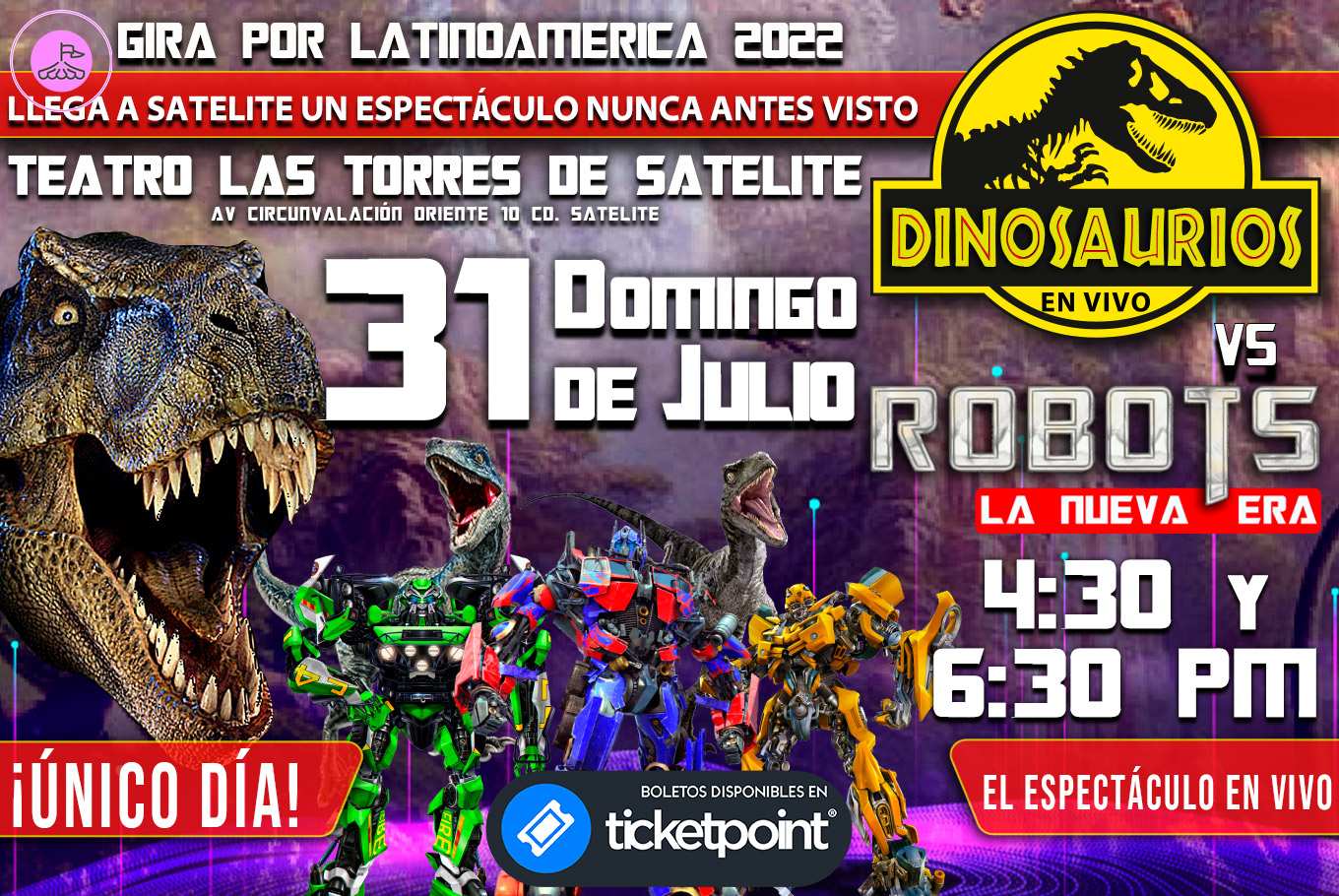 Dinosaurios Vs Robots - TicketPoint