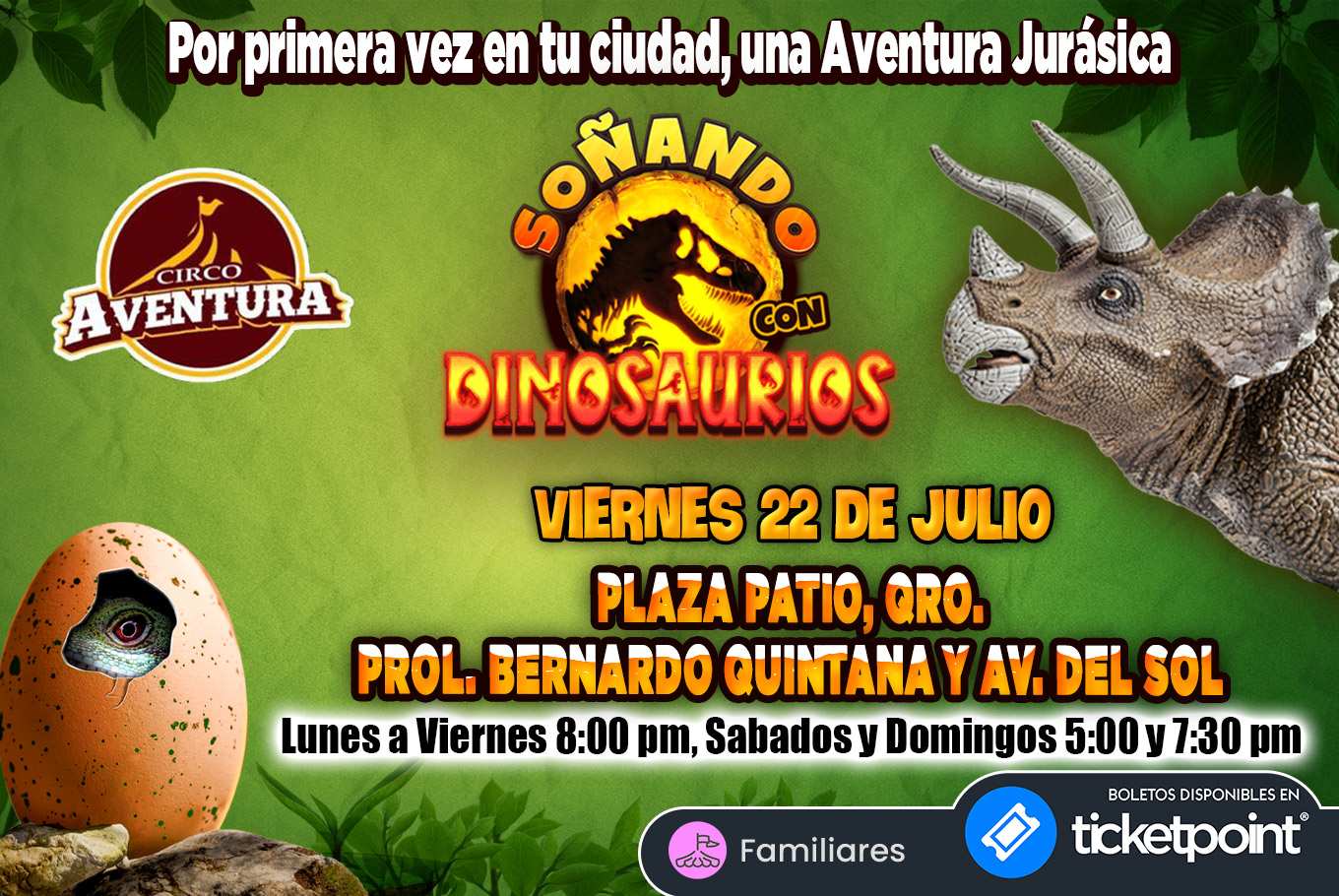 Soñando con Dinosaurios - TicketPoint