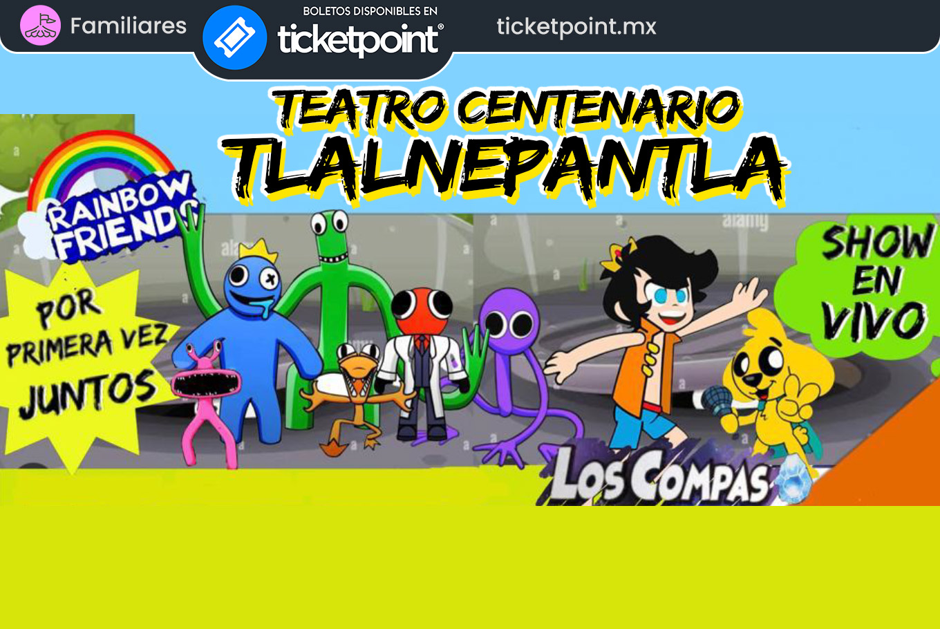 ROBLOX RAINBOW FRIENDS, Teatro de la Ciudad, Queretaro, 3 September