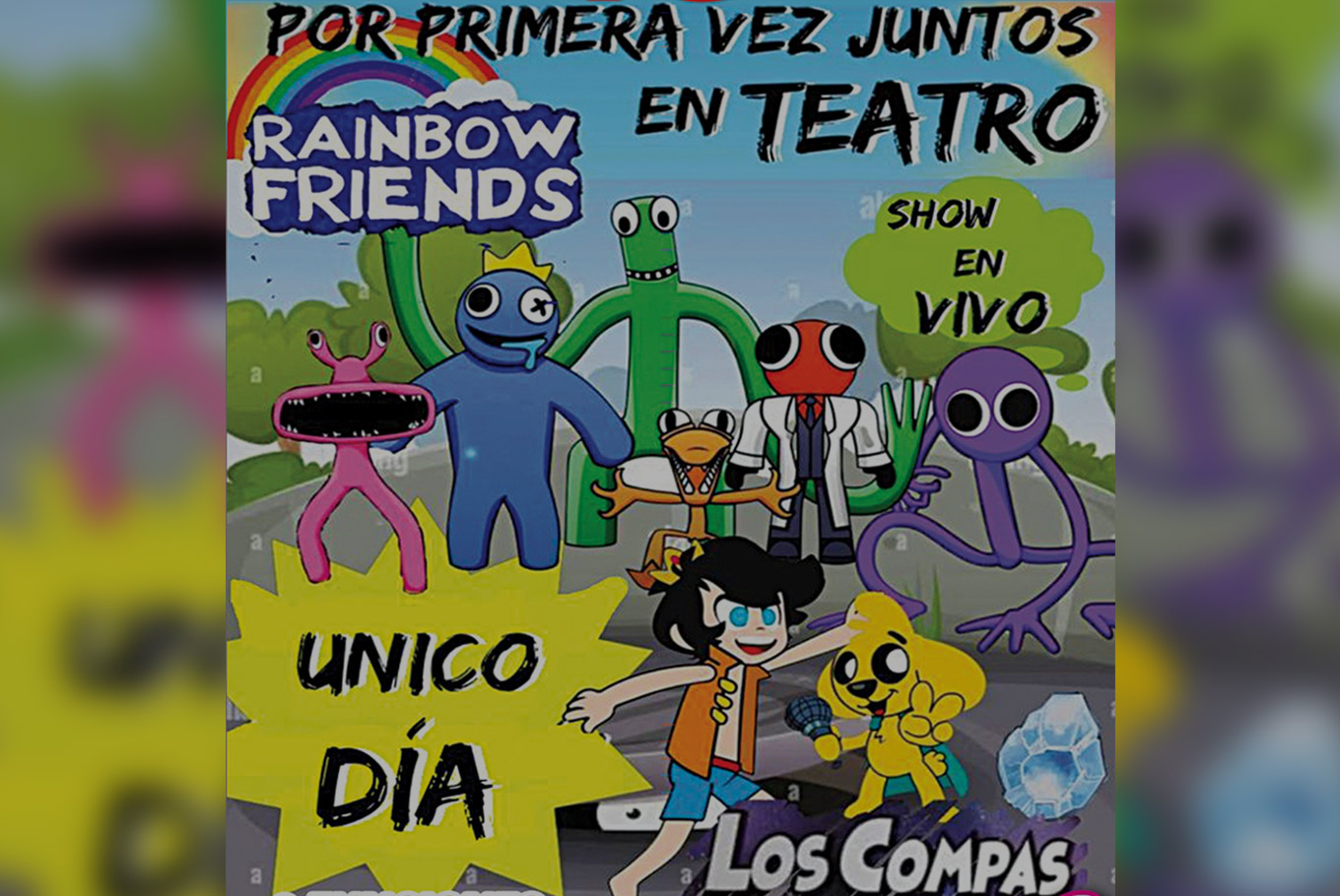 Robloxo Rainbow Friends, . Cartelera de Teatro - LA NACION