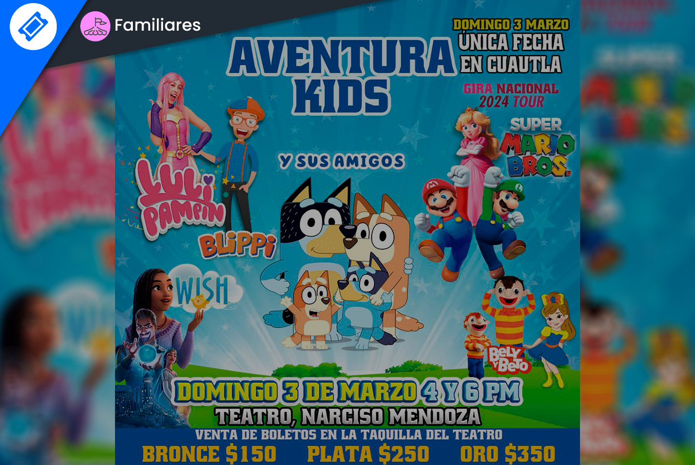 Aventura Kids y sus Amigos - TicketPoint